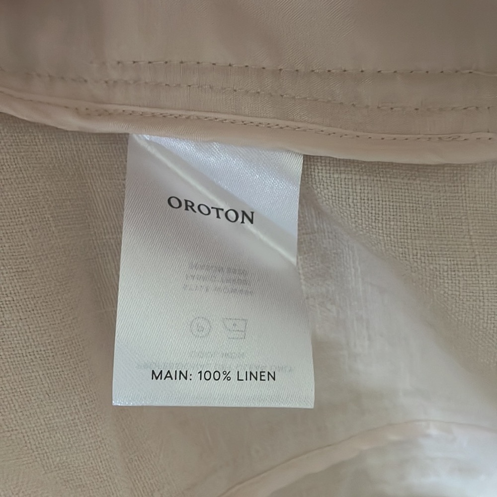 OROTON 100% linen blazer size 6 (aus 8) - Picture 4 of 5